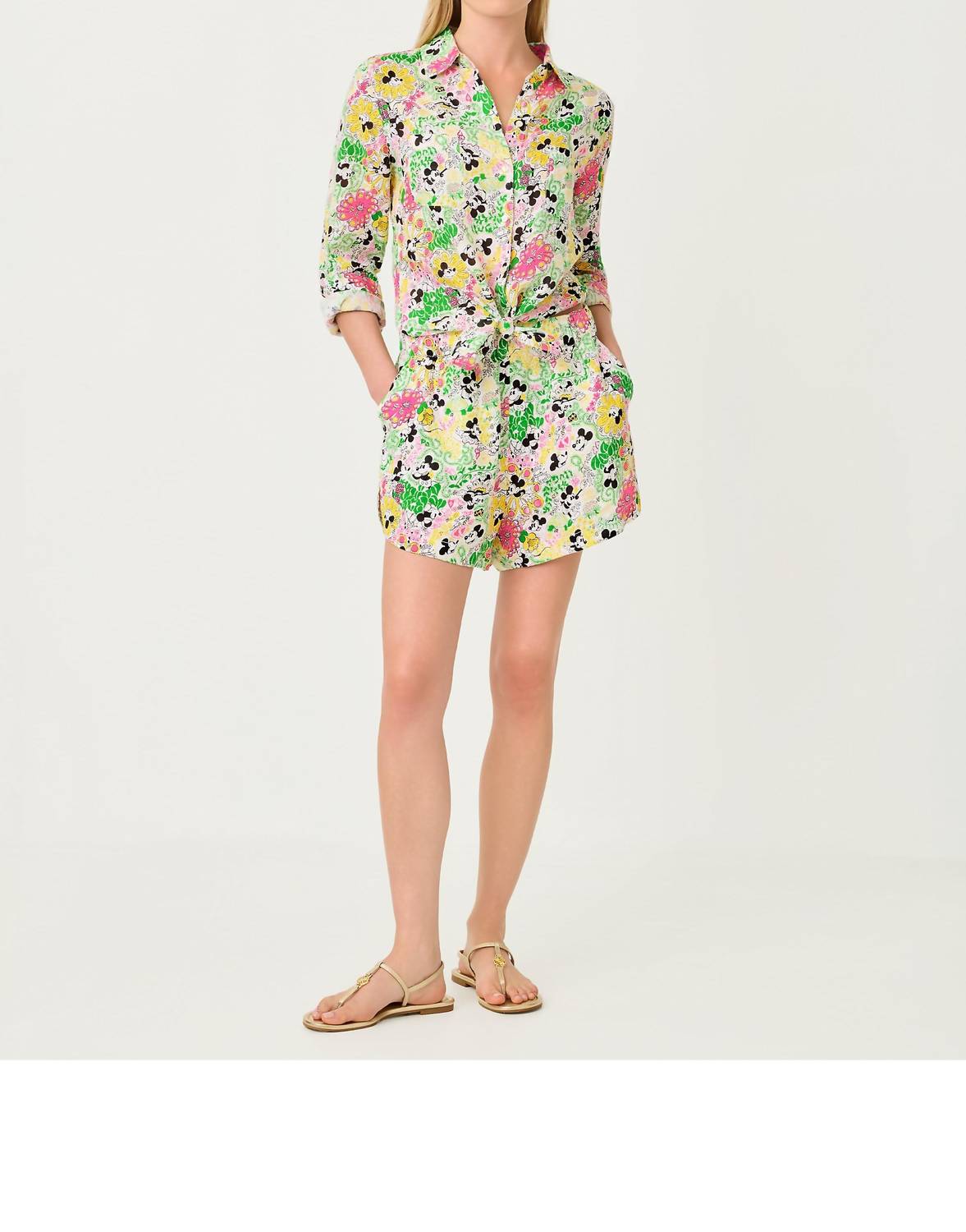 Lilly Pulitzer - Sea View Linen Button Down Shirt