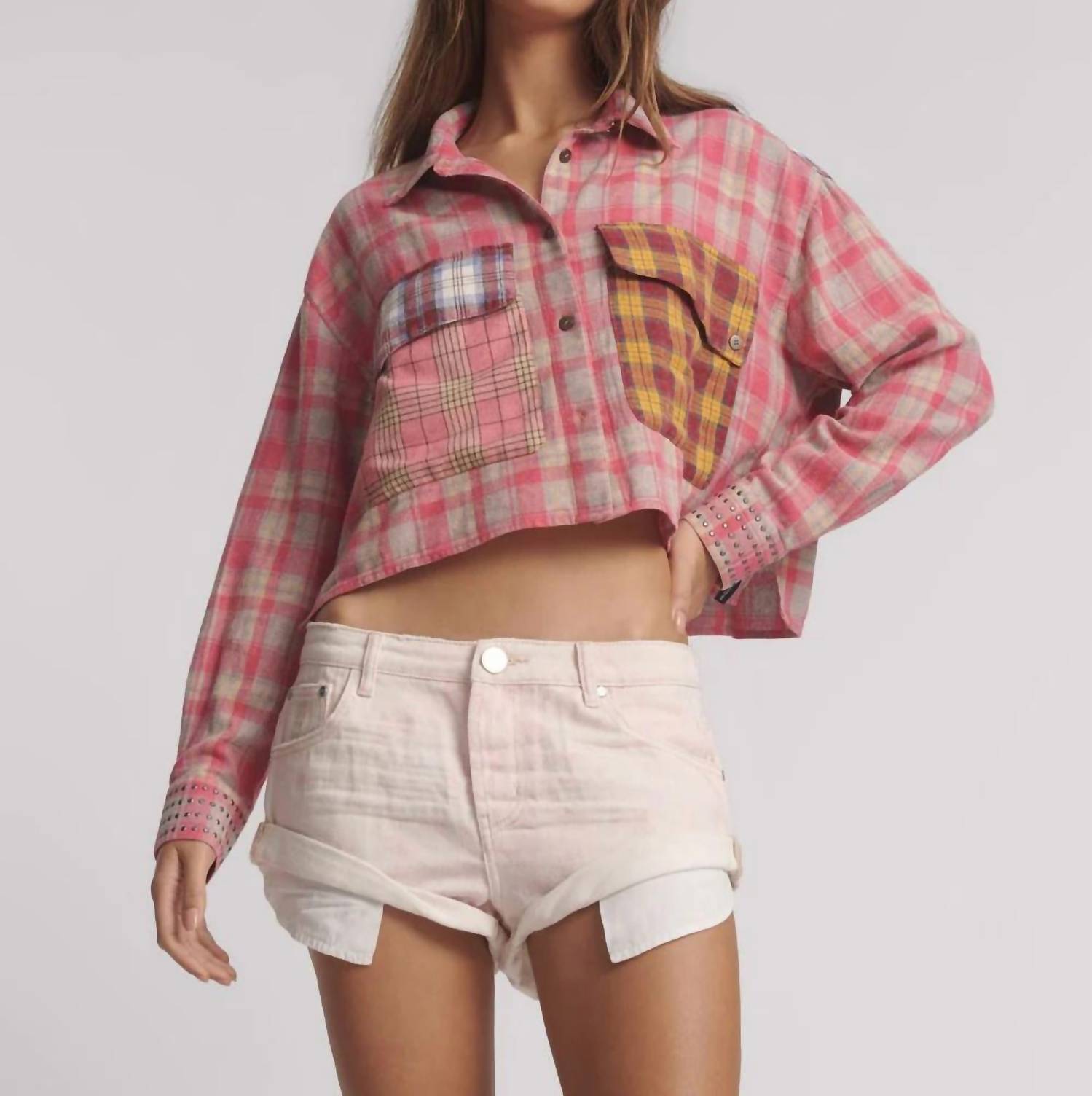 One Teaspoon - Bandits Low Waist Denim Shorts