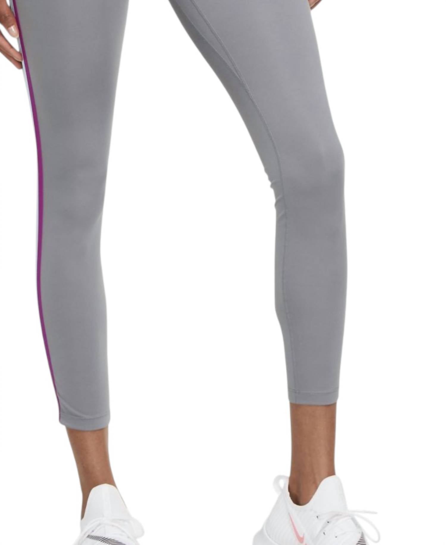 Nike - Dri-fit One Mid-rise 7/8 Taped Leggings