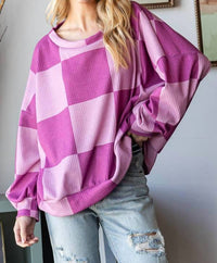 Hopely - Checkered Sweatshirt