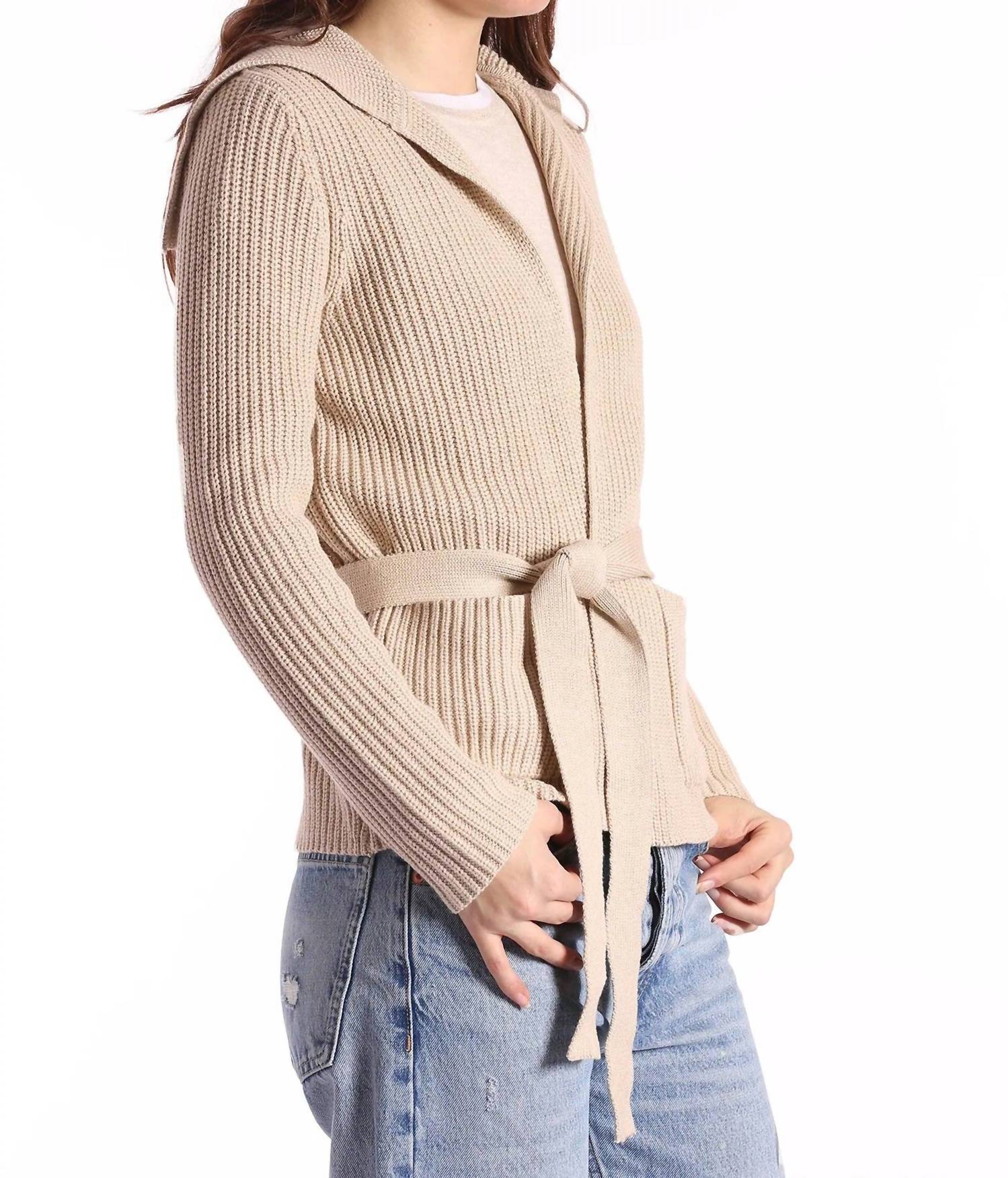 Minnie Rose - Shaker Cotton Blend Cardigan