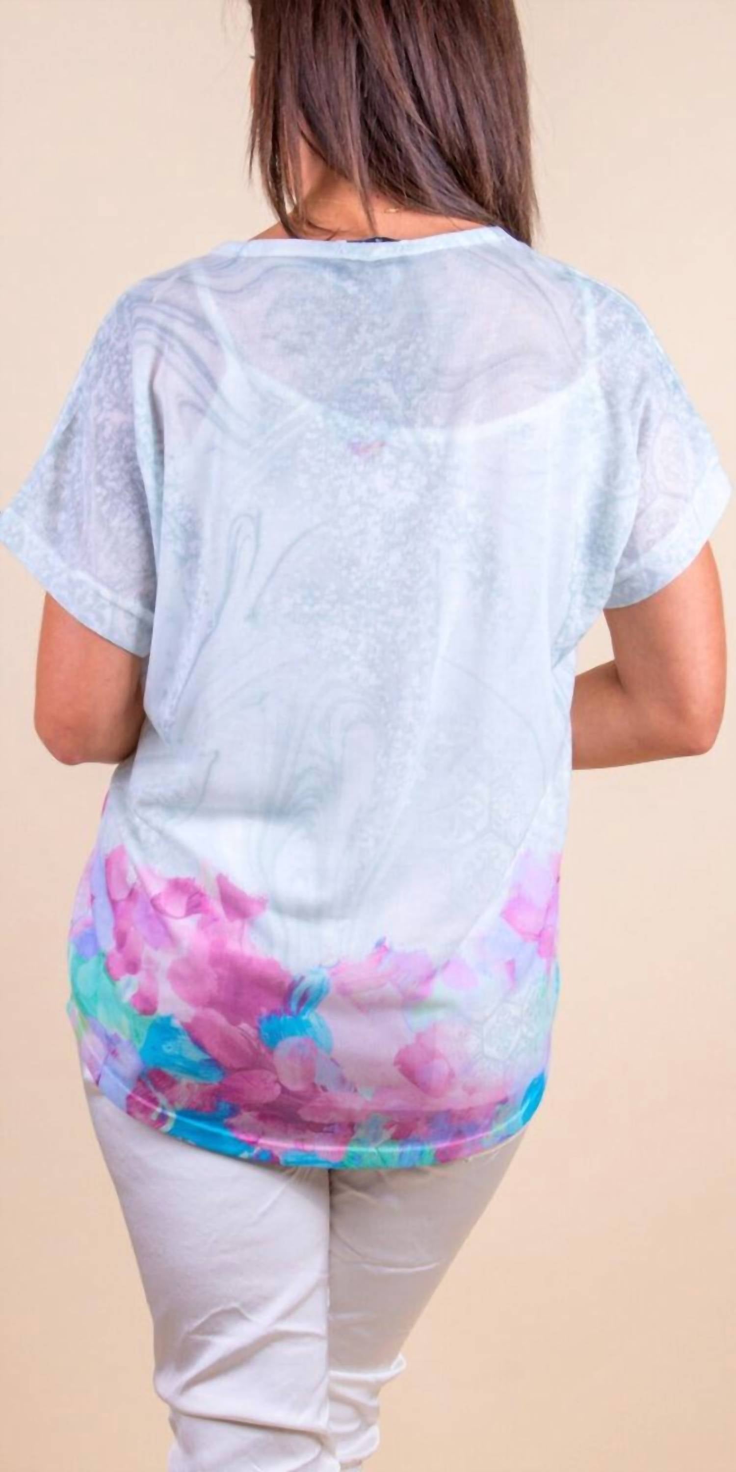 Gigi Moda - Frida Kahlo Gina Short Sleeve Top
