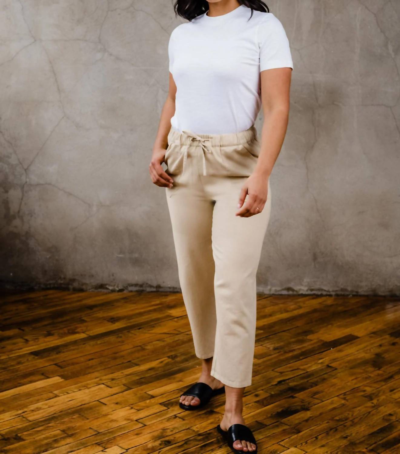 ABLE Mila Pull On Pant in brown sugar - women's pants - view 5