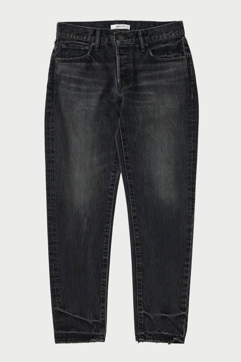 Moussy Seville Tapered Jeans in black - women's jeans - view 5