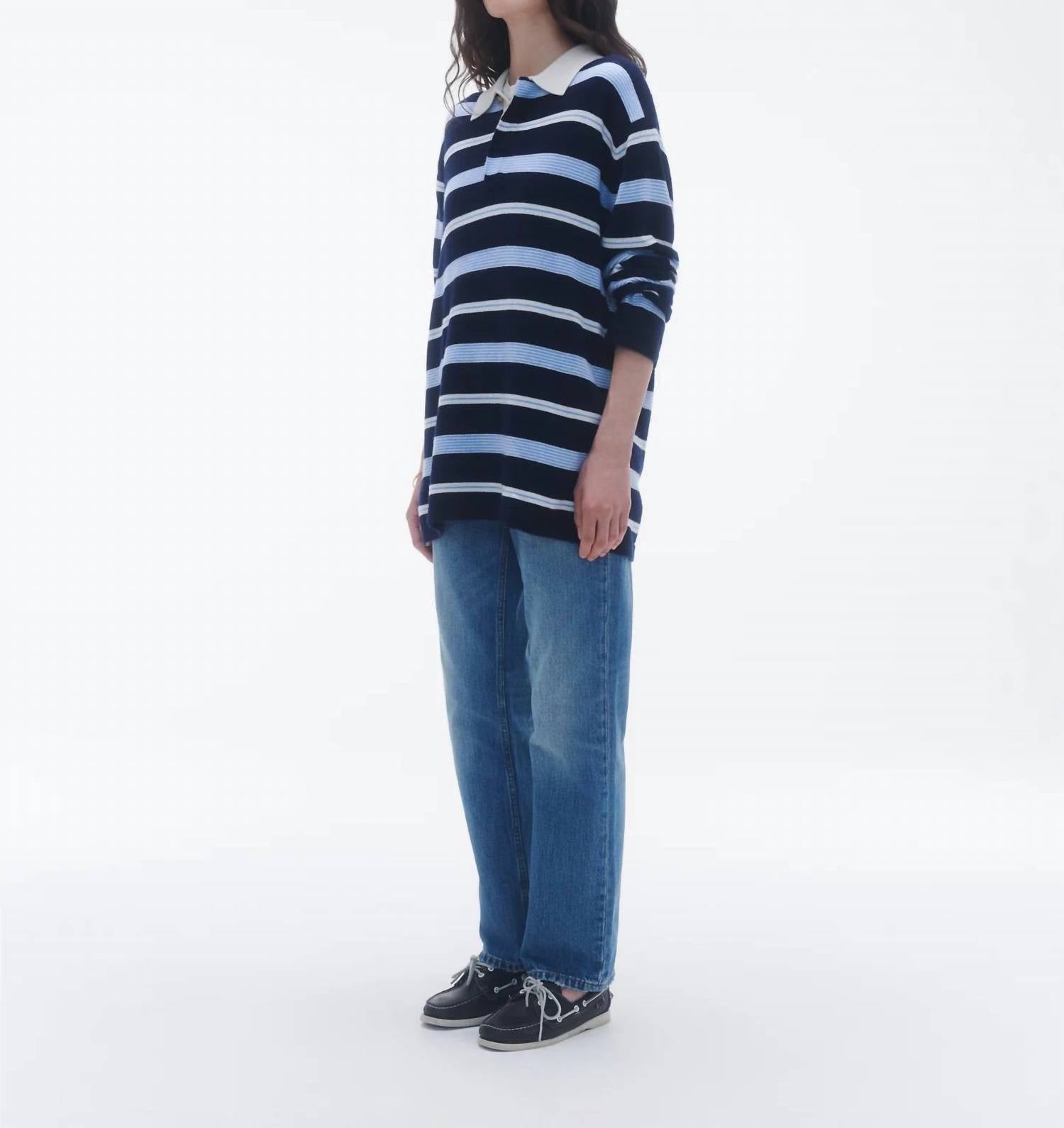 Guest In Residence - Striped Rugby Sweater