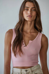 By Together - Henley Rib Modal Tank