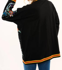 Aratta - Hermione French Terry Floral Cardigan