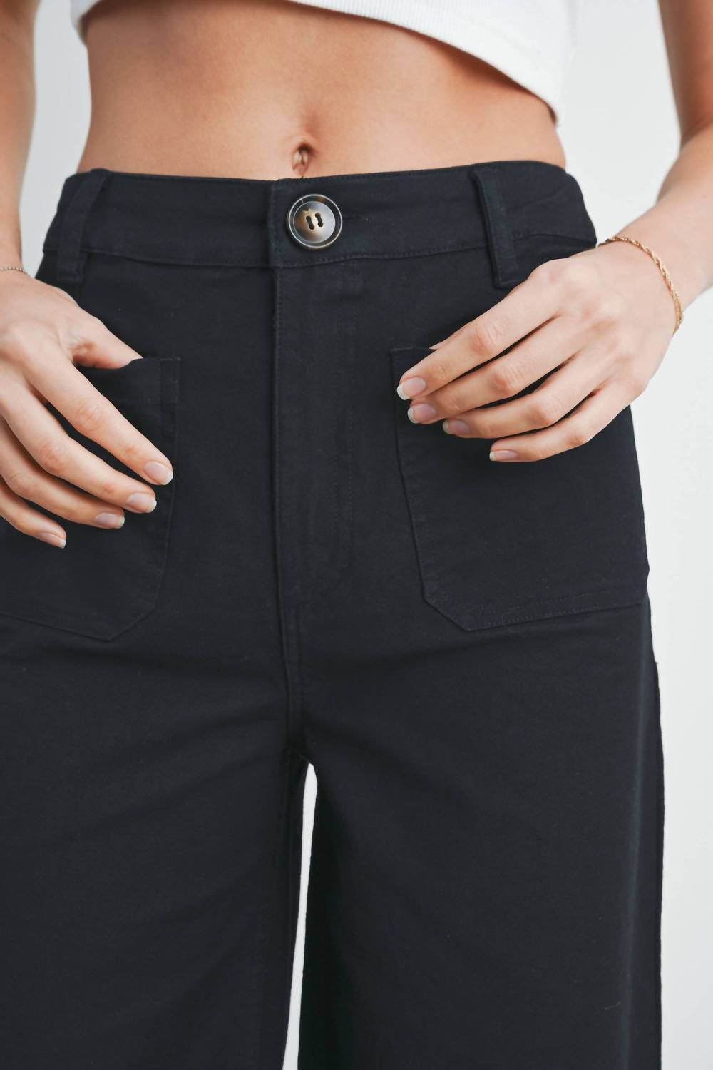 Buttermelon - Wide Leg Long Length Jeans