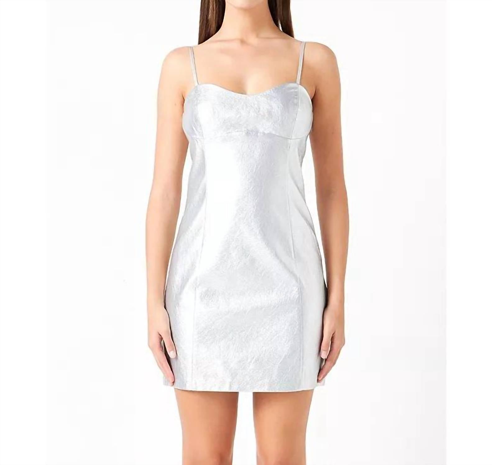 Endless Rose - Metallic Mini Dress