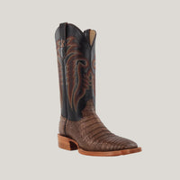 R Watson Boots - Men's Coco Caiman Belly And Malaga Goat Boot