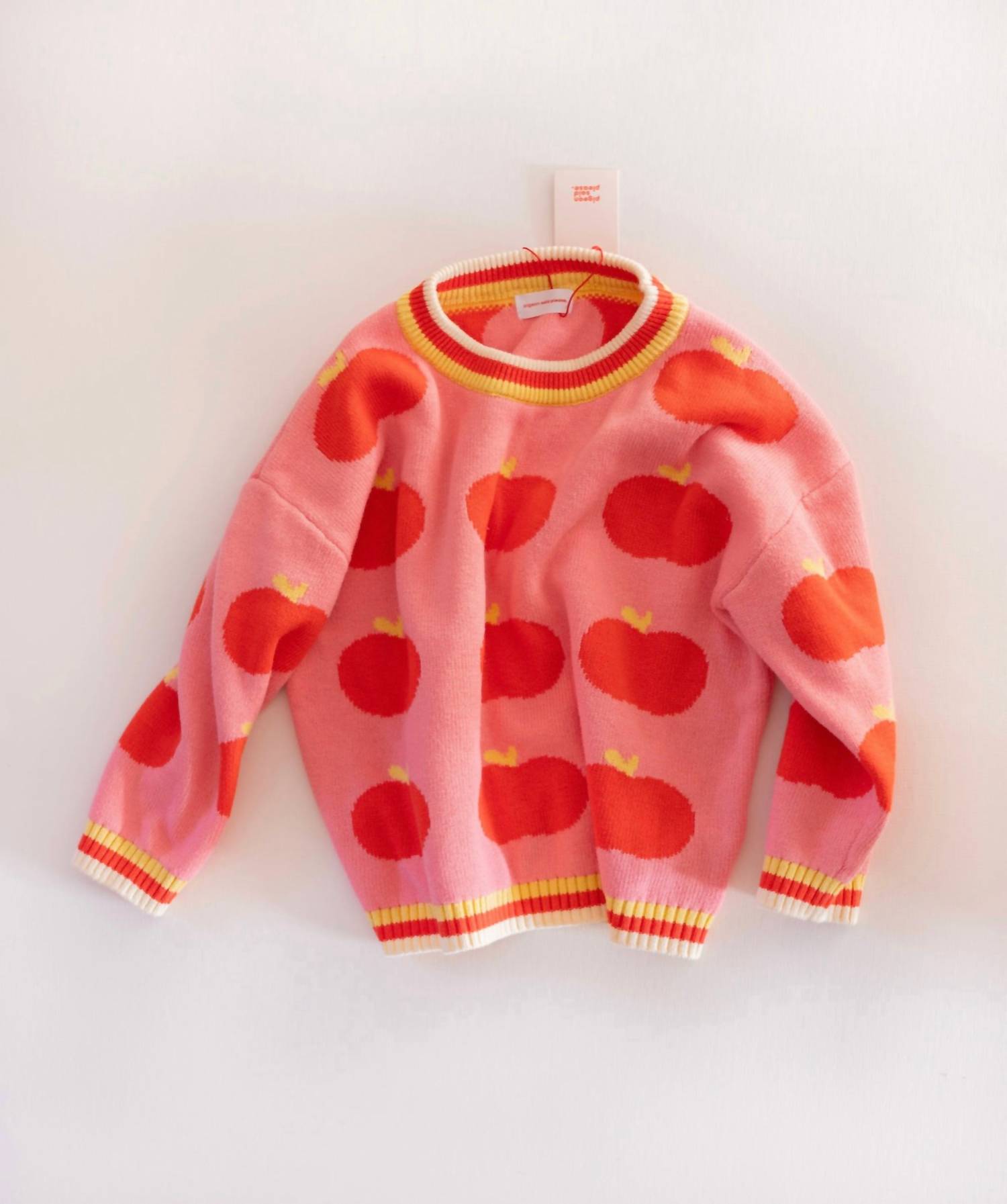 Pigeon Said Please - Girl's Patterned Cotton Pullover