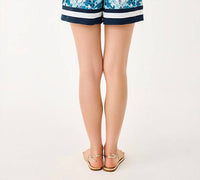 Lilly Pulitzer Kenlyn High Rise Mini Skort in bellevue blue lilly gulls - women's shorts - alternate view
