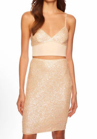 Susana Monaco - Sequin High Waist Pencil Skirt - Plus
