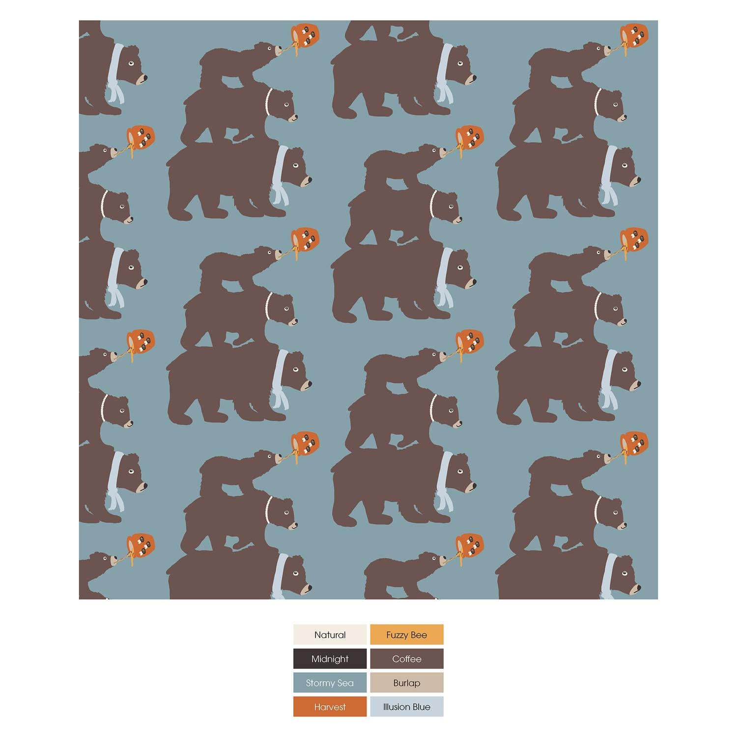 Kickee - Kids' Print Long Sleeve Pajama Set