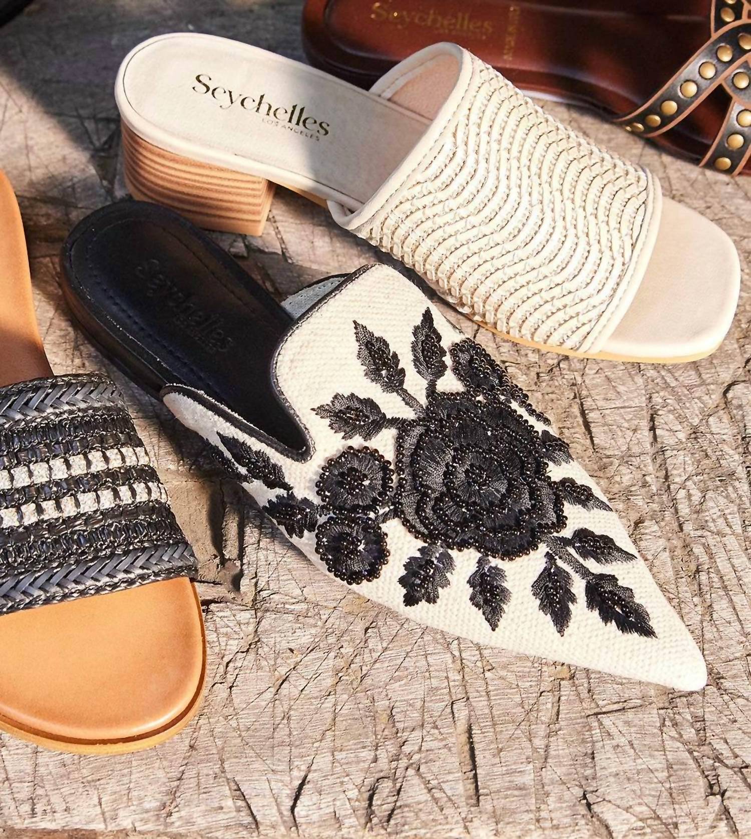 Seychelles - Women's Around The World Embroidered Mules