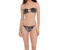 Steve Madden - Cutout Bandeau Beads Bikini Top