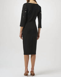 Joseph Ribkoff - Silky Knit Embellished Sheath Dress