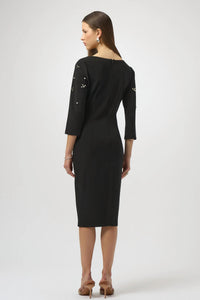 Joseph Ribkoff - Silky Knit Embellished Sheath Dress