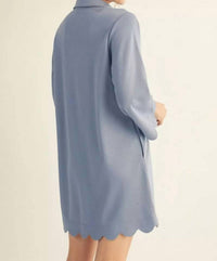 Jodifl Come My Way Dress in denim - women's dress - alternate view