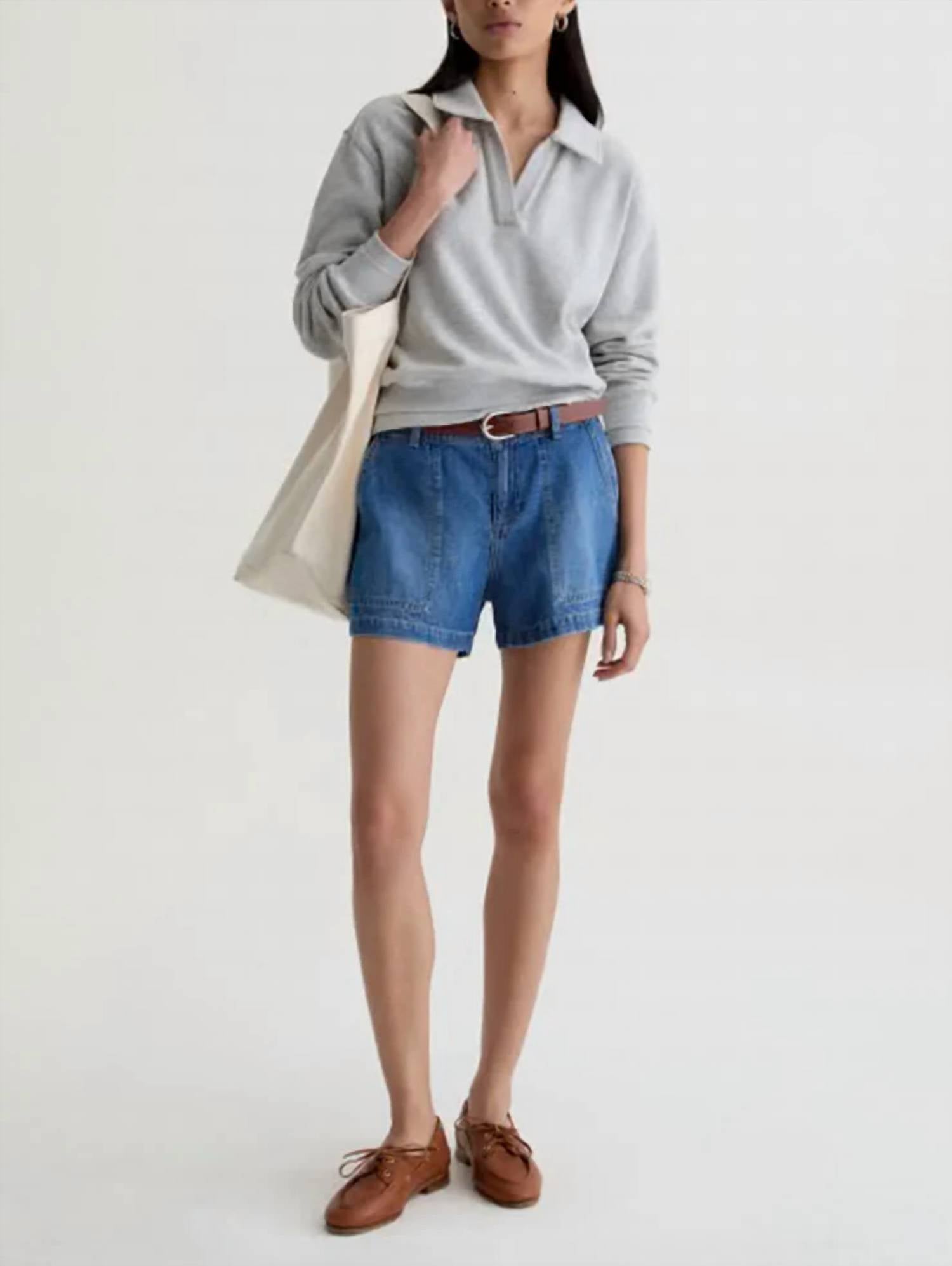 Ag Jeans - Analeigh High-rise Straight Fit Short