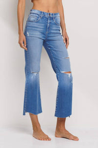 Sneak Peek - Victoria High Rise Kick Flare Denim Jeans