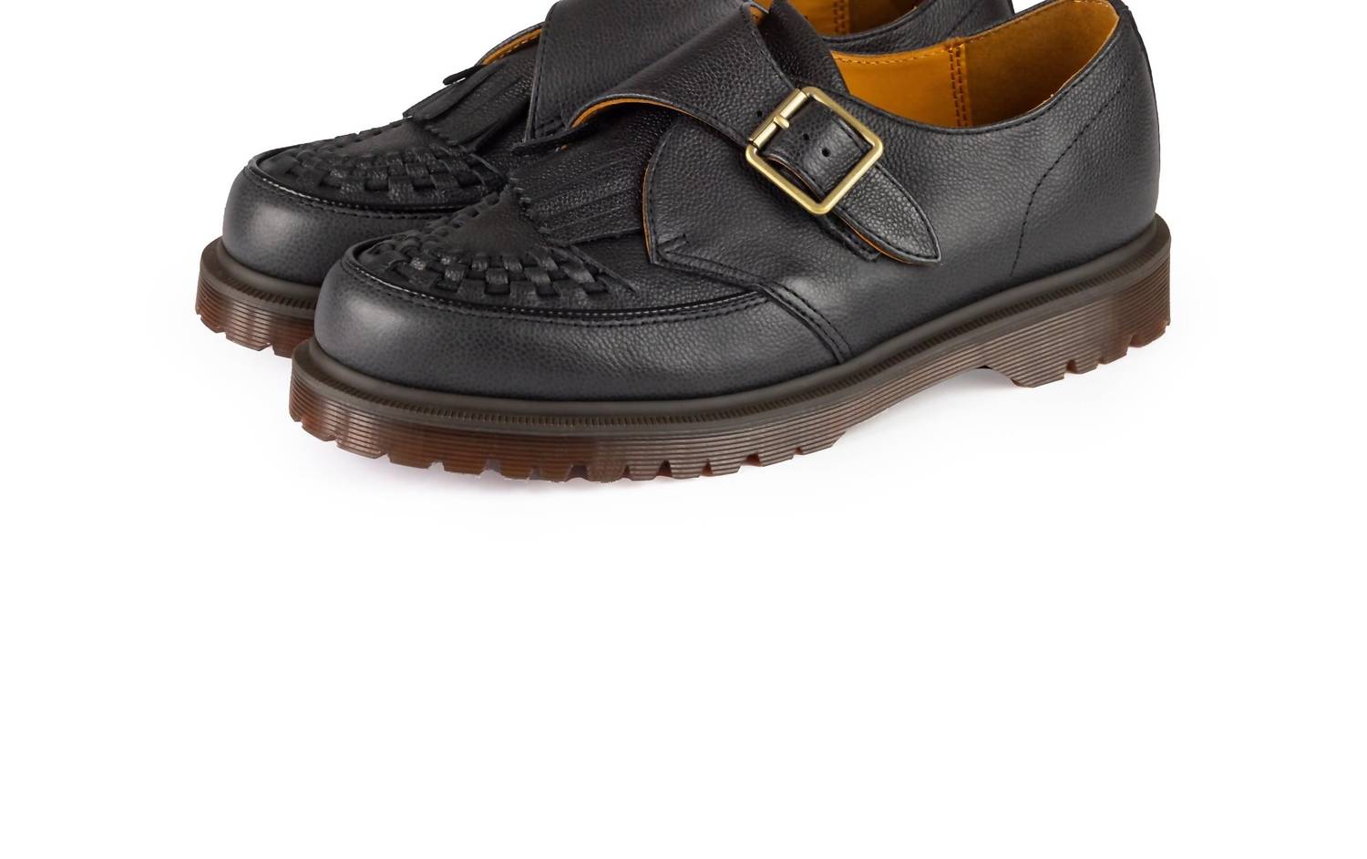 Dr. Martens Men's Ramsey Monk Klt Shoe in black - men's shoe - view 4