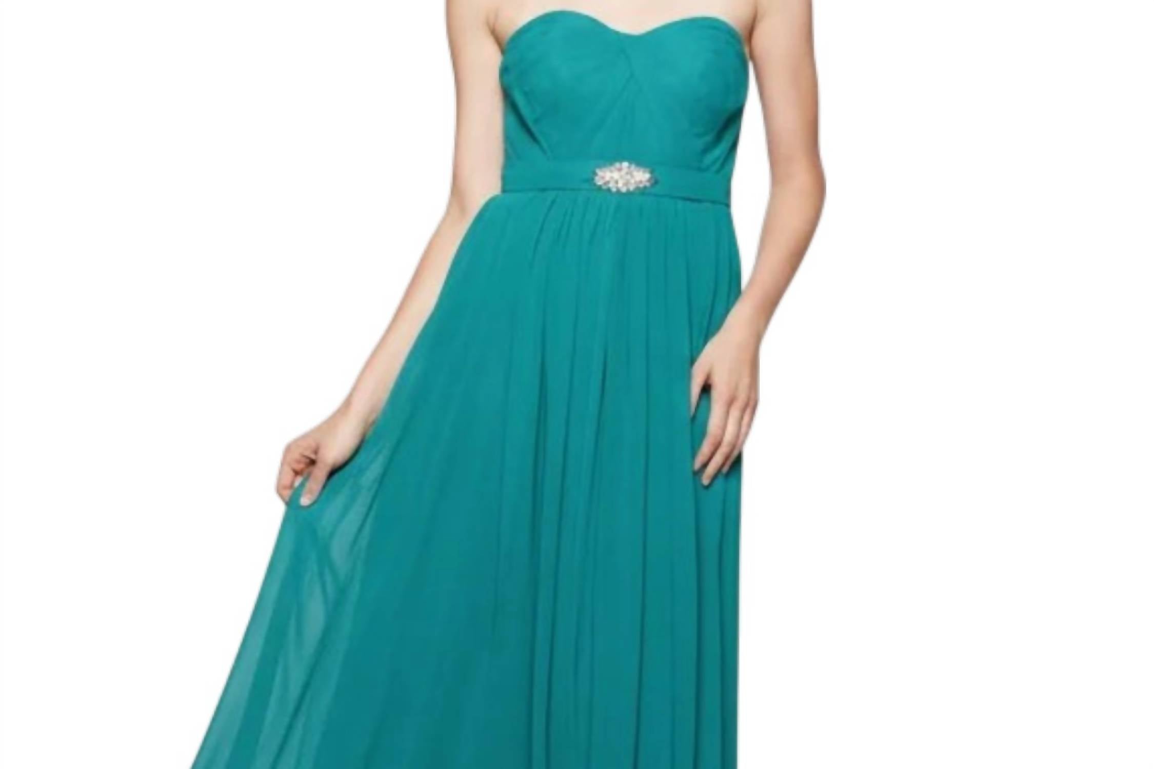 Last Dress - Strapless Chiffon Dress