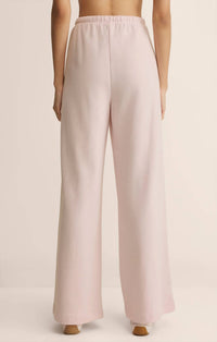 Z Supply Take All Sweatpants in washed pink - women's pants - detail view
