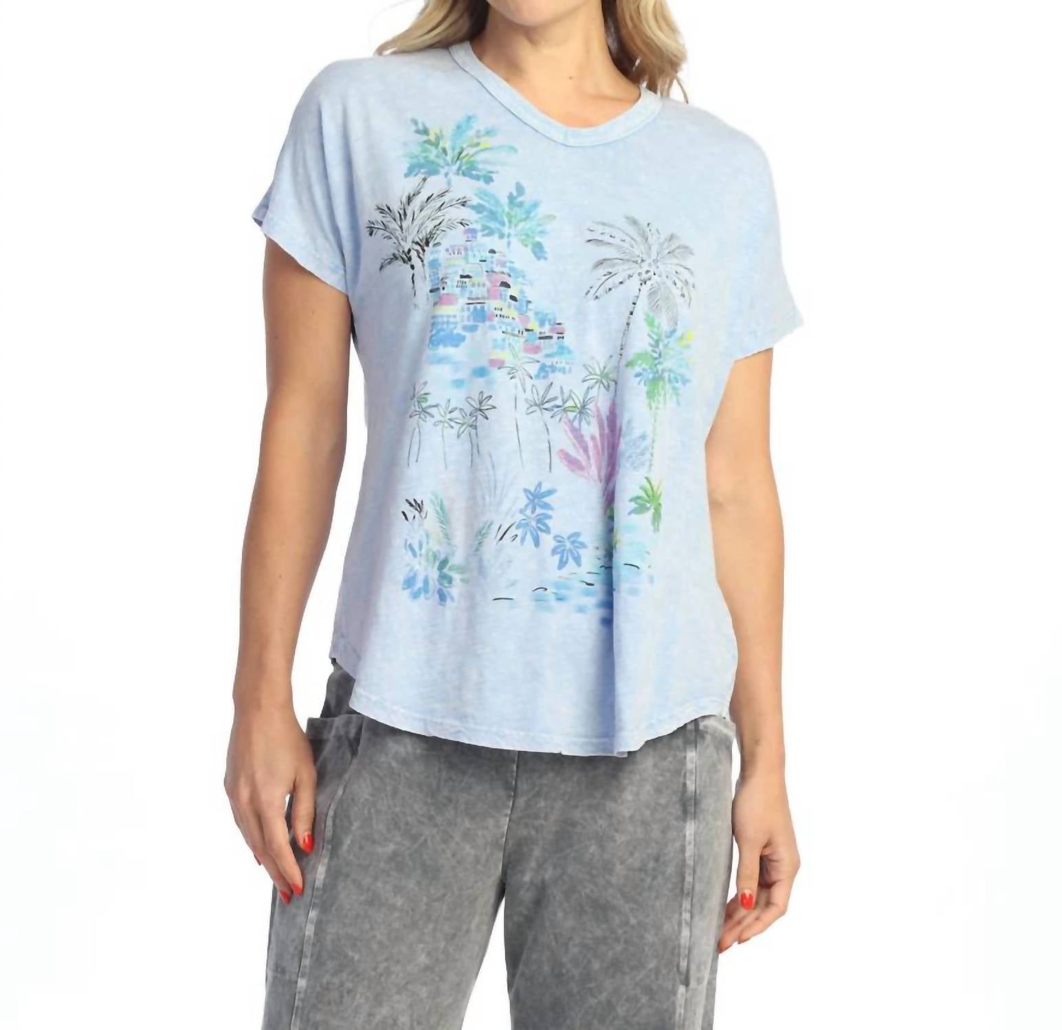 Jess & Jane - Mineral Washed Cotton Top