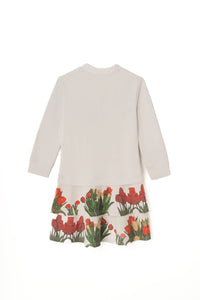 Sasha+Z - Girls Flower Print Dress