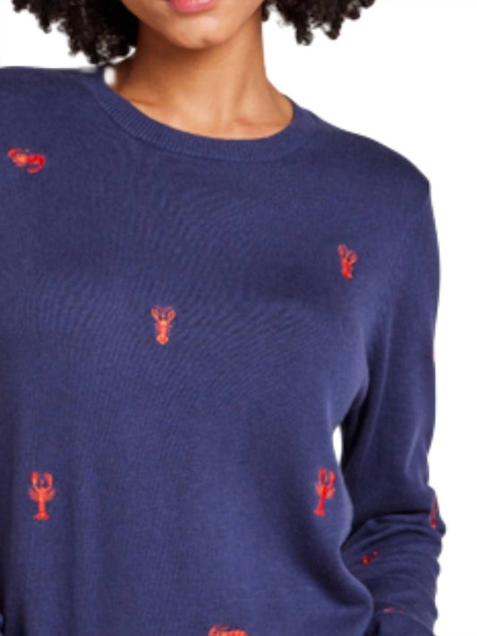 Brodie Cashmere - Lobster Crew Sweater