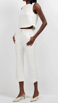 Trina Turk - Tortona Button Hem Pants