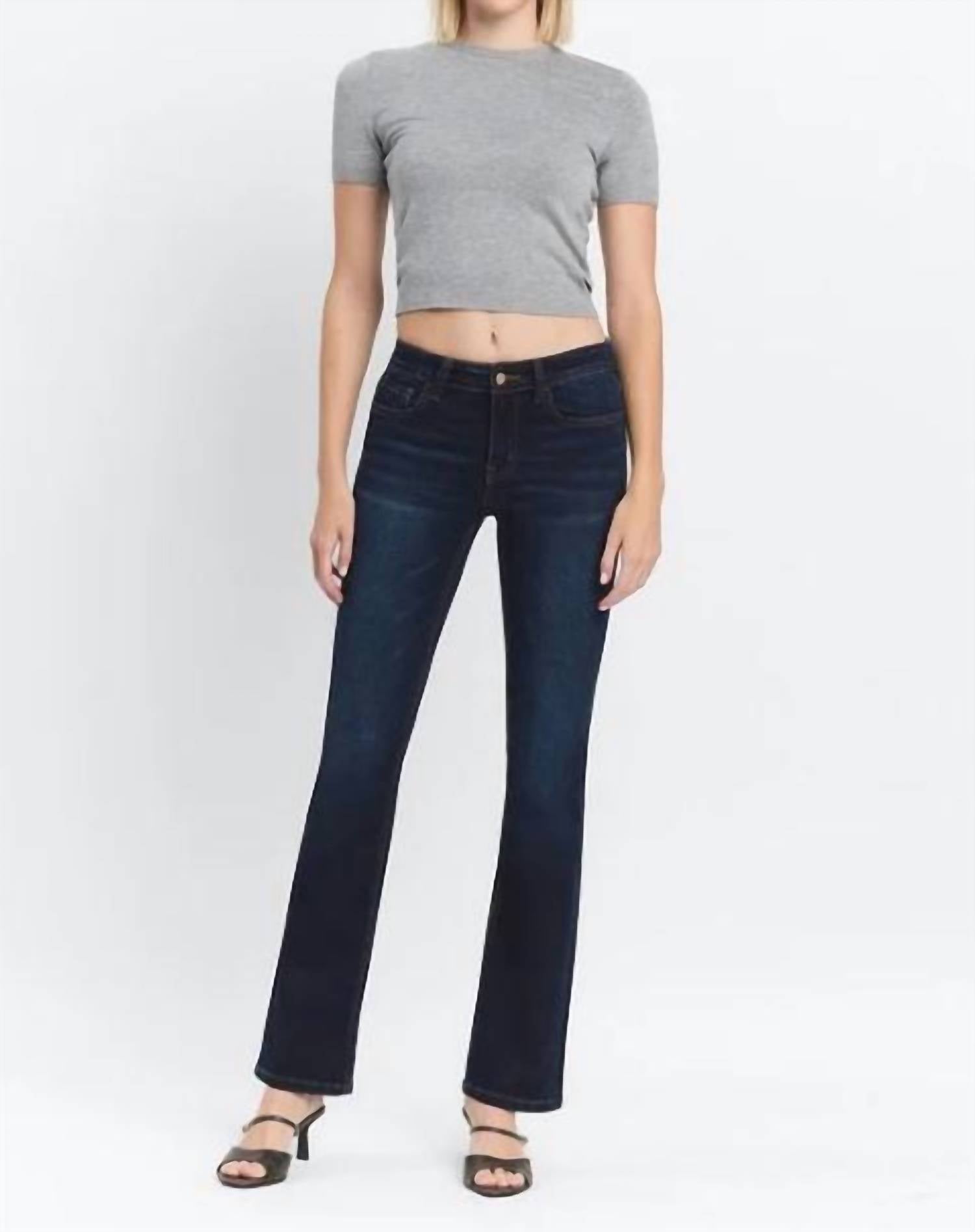 Vervet By Flying Monkey - Marlowe Mid Rise Bootcut Jeans