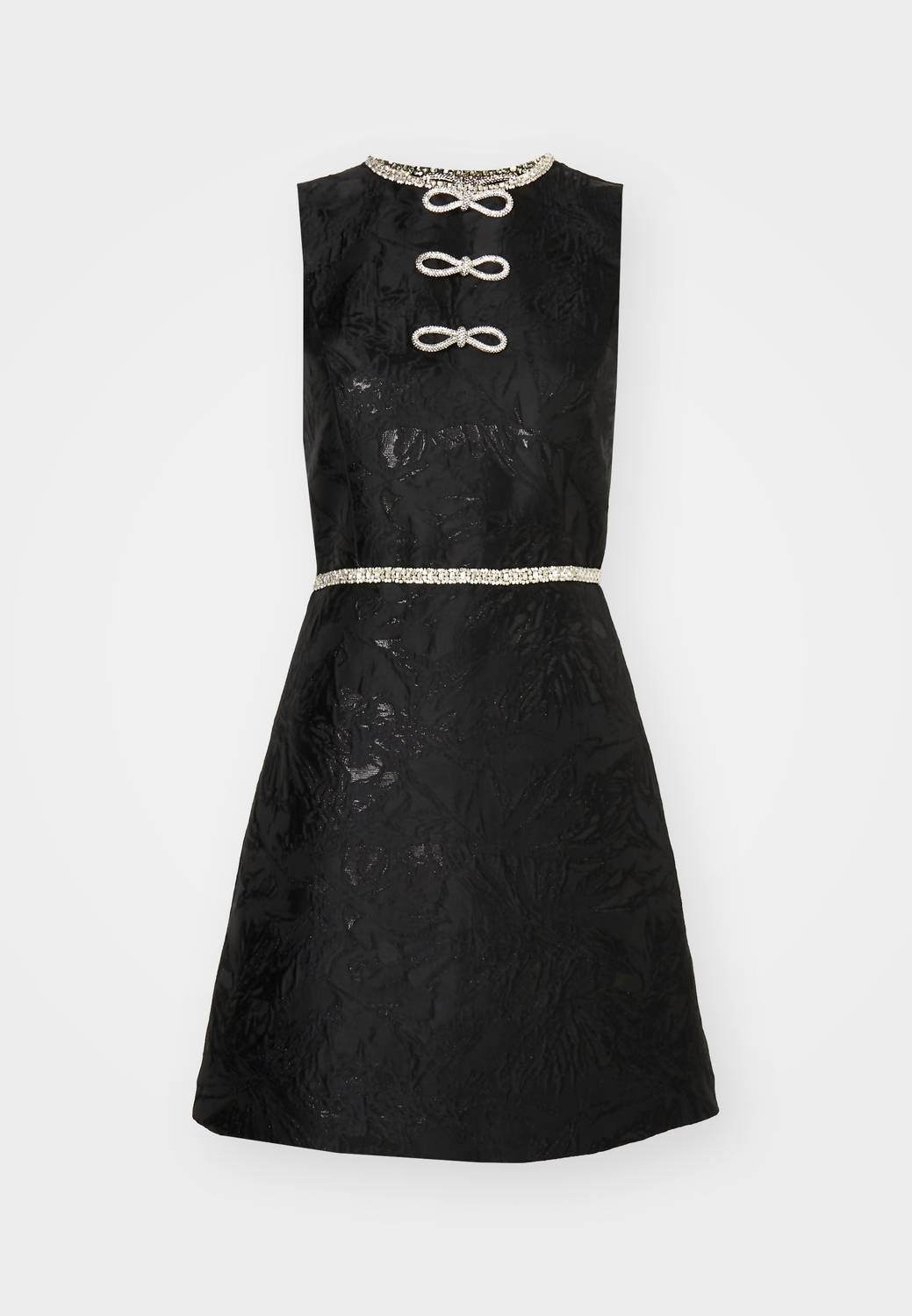 Alice + Olivia - Ellis Embellished Bow Mini Dress