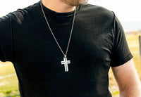 Montana Silversmiths - Men's Diamond Rio Cross Necklace