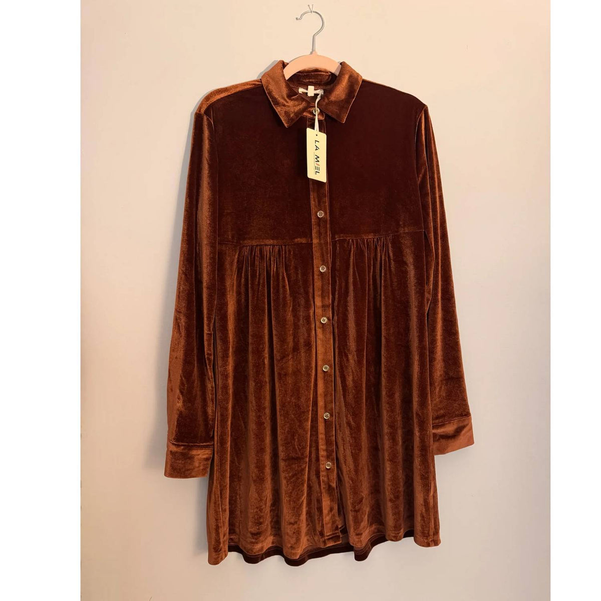 La Miel - Velvet Mini Dress