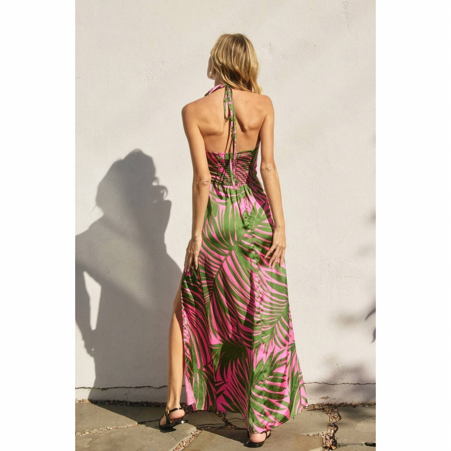 Dress Forum - Tropical Adventures Halter Neck Maxi Dress