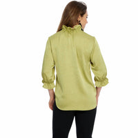 Lior - Hailey Ruffle V-neck Top