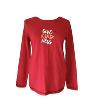 Hue - Women's Printed Long Sleeve Pajama Top Only 1-piece