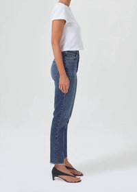 Agolde - RILEY LONG HIGH RISE STRAIGHT JEAN