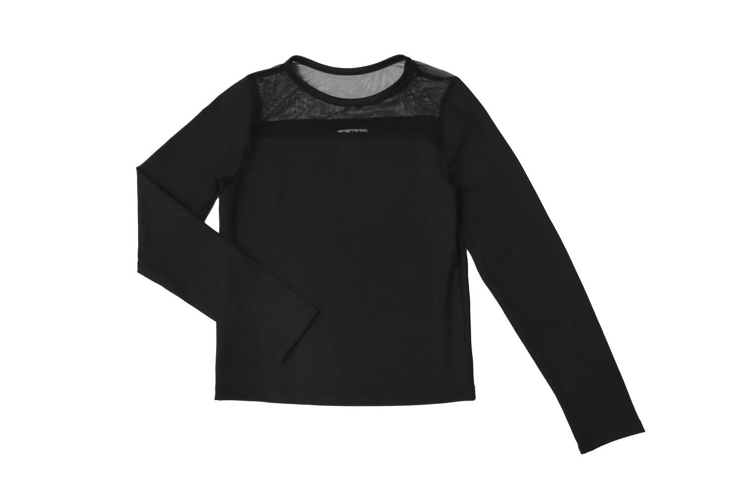 Mia - Girls' Long Sleeve Stretch Mesh Top