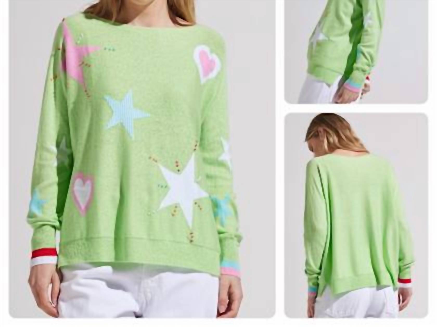 Zaket & Plover - Hearts and Stars Sweater