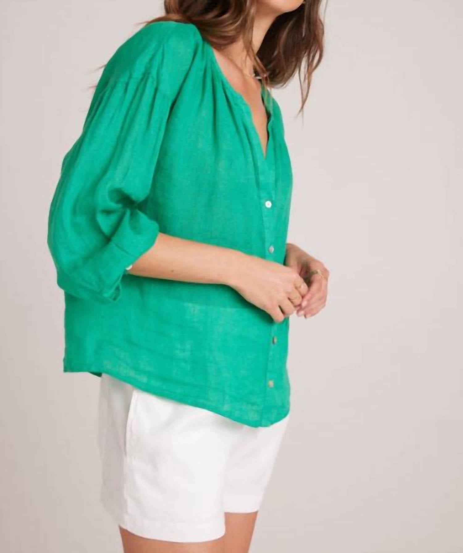 Bella Dahl - Shirred Neck Blouse