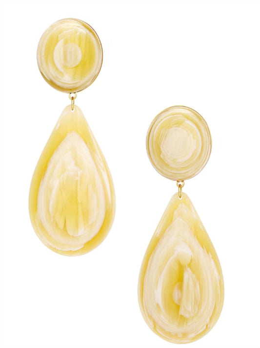 Lele Sadoughi - Women's Bone Large Dome Teardrop Earrings