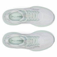 SAUCONY Women's Ride 18 Running Shoes in fog mist 3 - women's shoe - alternate view