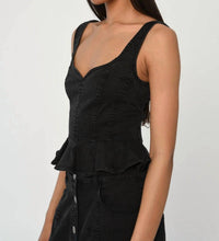 LOVE THE LABEL Romeo Sleeveless Top in midnight denim - women's shirt - view 4