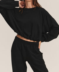 Velvet By Graham & Spencer - Jolie Crop Sweatshirt
