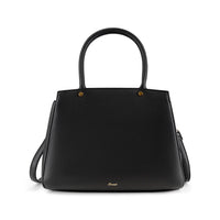 Like Dreams - Women's Crossi Elegance Large Bow Vegan Leather Satchel