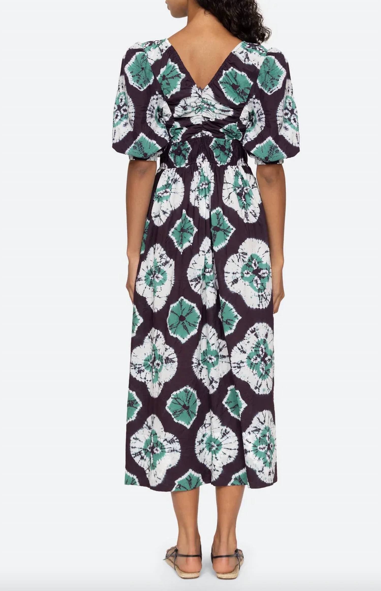 Sea - Aveline puff sleeve dress