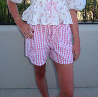 Mable - The Rosette Ribbon Blouse